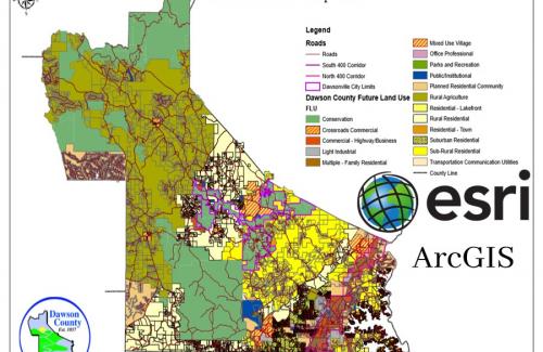 Picture of Dawson County Land Use Map